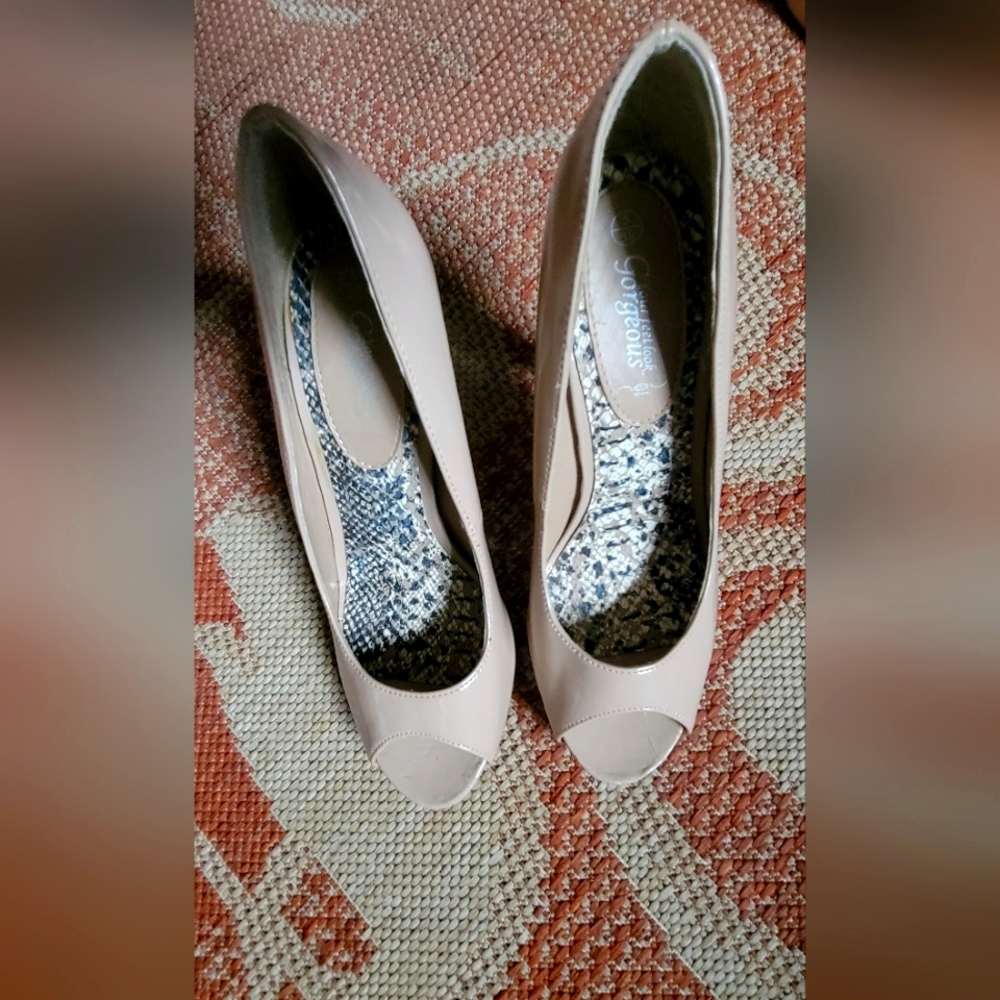 3 for $15 Nude Peep Toes
